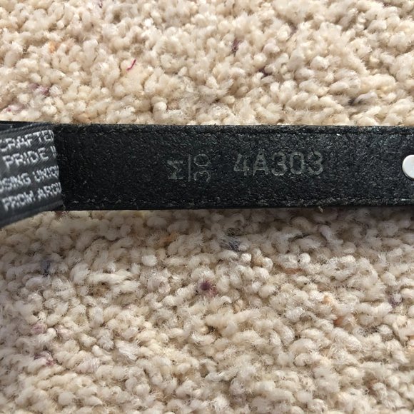 Skinny Brighton Black studded belt Medium - Picture 6 of 6